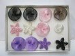 (image for) 4x12Pcs Metal Art Wire Rings with Box Assorted