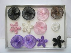 (image for) 4x12Pcs Metal Art Wire Rings with Box Assorted