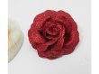 (image for) 300 Wine Red Artificial Rose Flower Head Buds 35x18mm