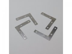 100Pcs Angle Flat L Shaped Corner Brace Bracket 3.8x3.8x5cm
