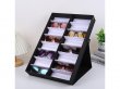 1X Black & White Sunglasses Display Tray Case 16 Pairs Holder