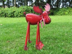 (image for) 1X Country Moose Deer Garden Statue Sculpture Ornament Animal