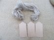 120 Kraft Paper Price Tags/Labels With Tie-on String