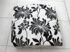 2Pcs HQ White Chrysanthemum Hemp Pillow Cushion Covers 43cm