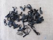 (image for) 1Pkt x 200Pcs Black Disposable Hair Bands Elastic Rubber Band