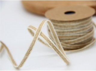 100M Burlap Rope Ribbon Hemp Cord for Gift Wrapping 5mm Wide