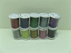 (image for) 10 Rolls X 10Meters Colour Tiger Tail Beading Wire 0.45mm