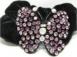 1Pc Chic Designer Hair Clips,Rhinestone Floral Clip
