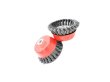 2x1Pc Twisted Steel Wire Wheel Brush for Angle Grinder Paint Removal Deburring Cup Brush (image for) 2x1Pc Twisted Steel Wire Wheel Brush for Angle Grinder Paint Removal Deburring Cup Brush