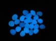 100 Glow in The Dark Stones Blue Pebbles Rock Fish Home Garden (image for) 100 Glow in The Dark Stones Blue Pebbles Rock Fish Home Garden