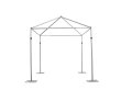(image for) 1Set Aluminium Roof Top Design Backdrop Stand Party Background