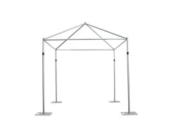 (image for) 1Set Aluminium Roof Top Design Backdrop Stand Party Background