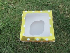 3Packs x 3Pcs Paper 4 Hole Cupcake Cake Box w/Window 3Packs x 3Pcs Paper 4 Hole Cupcake Cake Box w/Window
