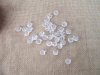 300Pcs Clear Rondelle Faceted Crystal Beads 12mm
