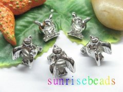10pcs 18 KGP Screw Peace Dove Beads European Design 10pcs 18 KGP Screw Peace Dove Beads European Design