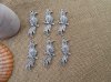 50Pcs New Hummingbird Beads Charms Pendants Jewellery Findings