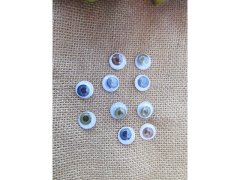 (image for) 12Packs x 10Pcs Joggle Eyes/Movable Eyes for Crafts 15mm Dia Mix