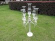 1X 5-Heads Tall Crystal Candle Holder Candelabra Ball Rod 80cm (image for) 1X 5-Heads Tall Crystal Candle Holder Candelabra Ball Rod 80cm