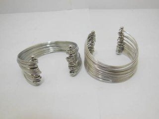 12 Open Ended Bangle Multi-Loop Bracelets