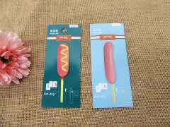 (image for) 40Pcs Funny Hotdog Memo Pad Notebooks Sticky Notes Bookmarker Pa