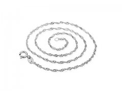 5X Fashion Nickel Singapore Chain Woven Chain Necklace Jewelry