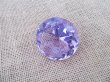 (image for) 3X Purple Round Crystal Taper Ball 50x30mm