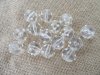 100Pcs Clear Plastic Round Beads 20mm Dia.
