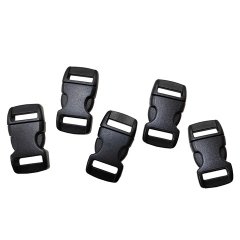 (image for) 3Packs x 12Sets Black Side Release Buckles For 10mm Webbing