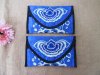 6Pcs New Embroidered Handbag Coin Purse Pouch Hippie Bag
