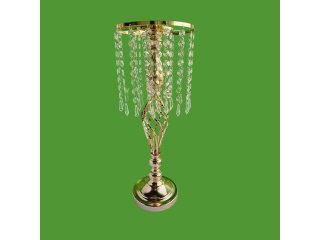 1Set Crystal Table Chandelier Candlestick Wedding Flower Vase