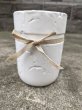 (image for) 1Pc Decorative White Vase Tabletop Flower Container Home Décor 18cm High