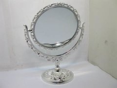 (image for) 1Pc New Pedestal Flower Edge Makeup Mirror Double Sided