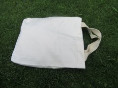 (image for) 5Pcs Plain DIY Hemp Shopping Bag Handbag 32x28cm