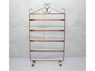 1X Copper 4-Layer Earring Display Rack Holder 32 Pairs