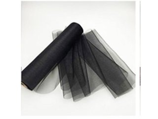 1Roll x 26M Organza Tulle Roll Wedding Decoration - Black