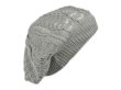 (image for) 1X Crochet Knit French Beret Beanie Hat - Khaki Color