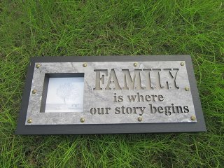 1Pc Vintage Photo Frame FAMILY Light Desktop or Wall Decor (image for) 1Pc Vintage Photo Frame FAMILY Light Desktop or Wall Decor