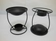 22Pcs Black Metal Scented Burner Candle Holder (image for) 22Pcs Black Metal Scented Burner Candle Holder