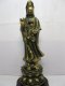 1Pc Chinese Feng Shui Standing on Lotus Kwan-Yin Statue