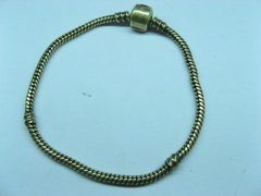 4Pcs Bronze Plated European Bracelet 20cm 4Pcs Bronze Plated European Bracelet 20cm