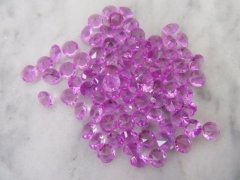 (image for) 1000 Purple Diamond Confetti 6mm Wedding Table Scatter