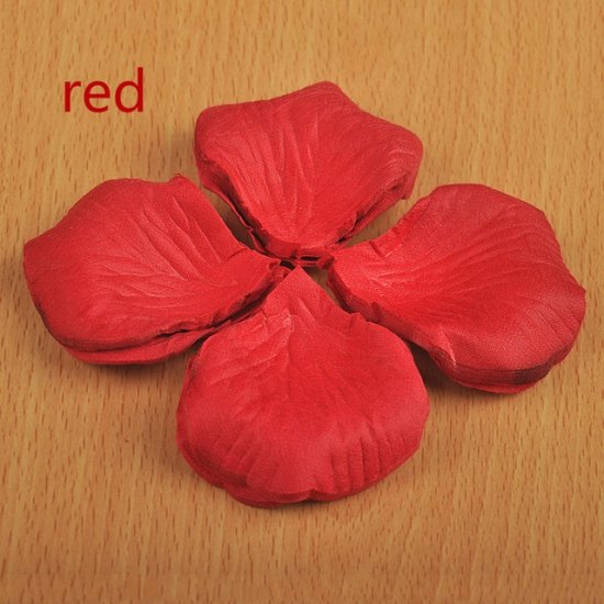 1000 Rose Petals Wedding Party Decoration - Red - Click Image to Close