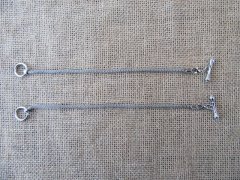 (image for) 6Packets X 2Pcs DIY Metal Chain Bracelet with Toggle Clasps