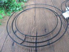 (image for) 48Pcs Metal Wreath Form Ring Frame Base Wire Ring DIY Decor Craf