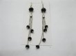 (image for) 2x12Pairs Glass Hoog Earrings 10cm long