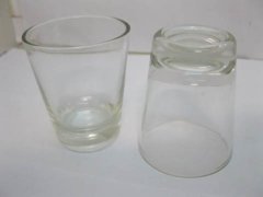 (image for) 288Pcs Clear Transparent Shot Glass Tea Light Holders