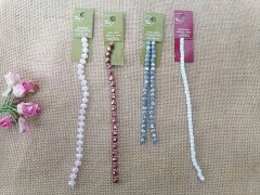 12Sheet Glass Beads Unfinished Bracelet DIY Jewelry Making