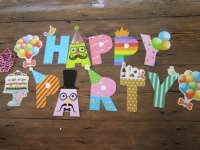 12Sheets Happy Birthday Banner Flag Bunting Garland Party