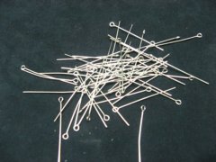 500gram Nickel Plated 45mm Eye Pins Finding