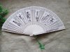 6Pcs New Chinese Scented Wooden Sandal Fans Folding Hand Fans